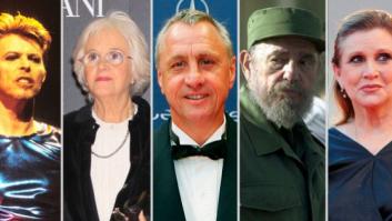 David Bowie, Chus Lampreave, Johan Cruyff, Fidel Castro... dijeron adiós en 2016