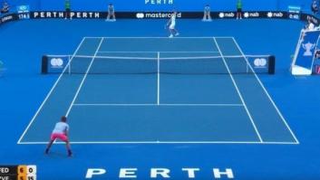 El genial gesto de Roger Federer tras esta jugada