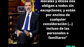 El discurso de Felipe VI, en nueve frases