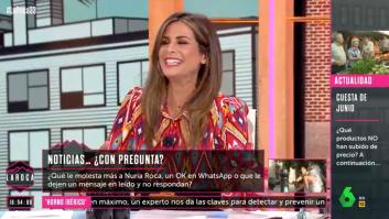 Nuria Roca confiesa qué es lo que más le molesta que haga la gente en WhatsApp: y ella también hace