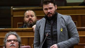 El irónico tuit de Rufián tras la expulsión de Sergi Roberto