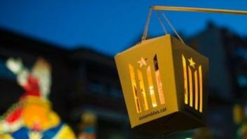 Los farolillos independentistas 'pinchan' en la cabalgata de Vic