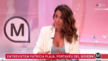 Un programa de TV3 aclara qué ha pasado realmente con el escote de la portavoz del Govern