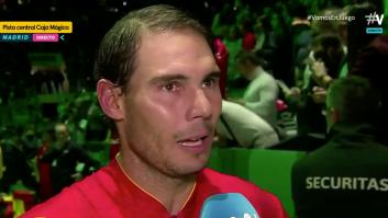 Nadal emociona a todos con sus palabras a Bautista tras ganar la Davis