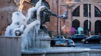 Las fotos de la ola de frío en Europa