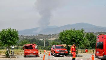 Controlado uno de los tres incendios forestales de Cataluña