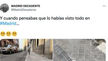 Va caminando por Madrid y ojo a lo que encuentra en la acera: muchos tienen que mirar dos veces