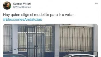La camiseta con la que una mujer ha acudido a votar se convierte en fenómeno viral en Twitter