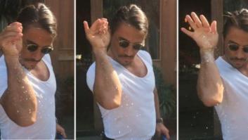 ¿Es este cocinero echando sal el primer meme del año?