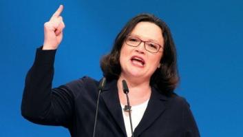 Andrea Nahles, primera presidenta de la historia del Partido Socialdemócrata alemán