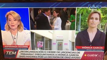 Mónica García se atreve a decirle esto a la cara a Aguirre y ella replica con la palabra mágica