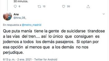 La deleznable respuesta de una usuaria de Metro tras ser cortada una línea por "asistencia sanitaria"