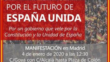 El PP comparte en Twitter la convocatoria de una marcha "por la unidad de España" para el día antes de la investidura