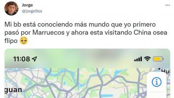 Publica este tuit mostrando donde está su teléfono móvil y el comentario que recibe lo empeora todo