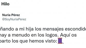 Triunfa en Twitter al compartir los "mensajes escondidos" que hay en algunos logos