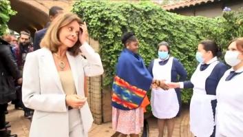 El gesto de la nueva vicepresidenta de Colombia que da la vuelta a Twitter: el motivo es evidente