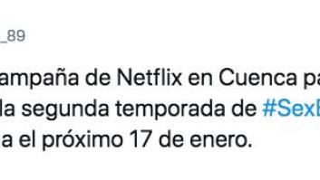 El juguetón eslogan con el que Netflix promociona en Cuenca la segunda temporada de 'Sex education'