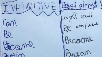 "Merece un 10": Un niño triunfa con su genial respuesta a este ejercicio de inglés