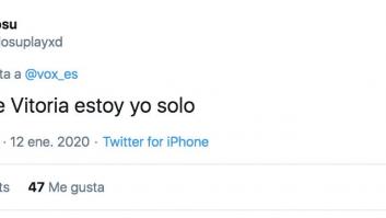 El drama viral del manifestante que se ha perdido al ir a la concentración de Vox en Vitoria