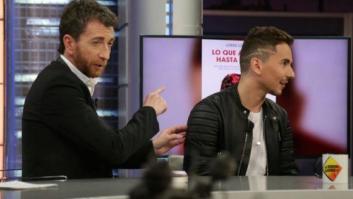 El corte de Jorge Lorenzo a Pablo Motos en 'El Hormiguero' tras una pregunta incómoda