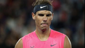 Un emocionado Rafa Nadal homenajea a Kobe Bryant después de ganar su partido en Australia