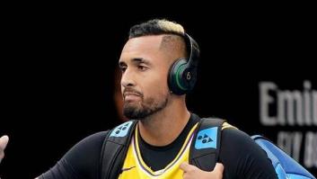 Kyrgios acaba entre lágrimas su particular homenaje a Bryant en su partido ante Nadal