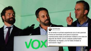 Una madre de Murcia relata su primera experiencia con el veto parental: muestra lo ridículo que es