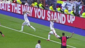 Coentrao y James se marcan un ejercicio de gimnasia rítmica