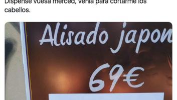 La insólita traducción de una peluquería que ya han compartido más de 2.400 personas