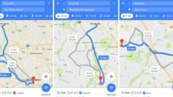 Google Maps también nos dirá si hay aparcamiento