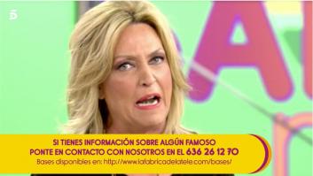 Lydia Lozano estalla contra un compañero en 'Sálvame': "Eres un mierda de tío"