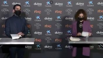 Dani Rovira se queda paralizado al ver lo que ponía en el sobre de nominados: era un error