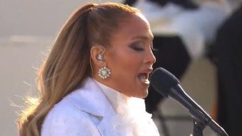 El gesto más aplaudido de Jennifer Lopez en la toma de posesión de Joe Biden