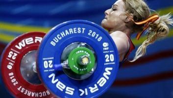 Lydia Valentín, campeona de Europa de halterofilia