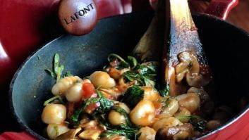 Cocinar con ollas de hierro fundido