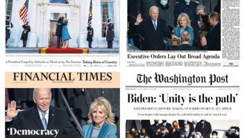 "Al rescate de América": la prensa internacional confía en Biden para unir al país