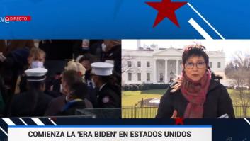 "No me gritéis": un micro abierto le juega una mala pasada a la enviada especial de TVE a EEUU