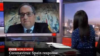Torra asegura en la BBC que lo que llevas haciendo una semana en tu casa no es un confinamiento