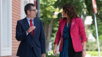 Bolaños y Vilagrà se volverán a ver el viernes para fijar la fecha de la reunión entre Sánchez y Aragonès