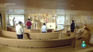 El impactante gráfico que muestra de un vistazo lo que está pasando con la misa en televisión por el coronavirus