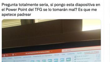 Logra conquistar Twitter con la imagen que se ha planteado poner en la exposición de su TFG