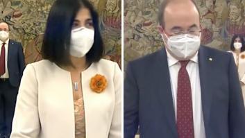 Darias e Iceta prometen ante el rey sus cargos como ministros de Sanidad y Política Territorial