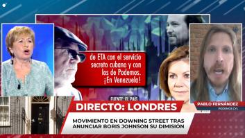 El portavoz de Podemos dice que el PP es "una organización criminal" y Celia Villalobos salta rápido