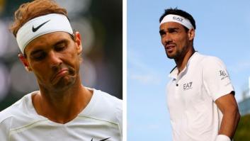 La impensable acusación del tenista Fognini tras ver a Nadal ganar lesionado
