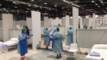 El director del hospital de IFEMA emociona con estas imágenes de unos sanitarios: "Admirables"