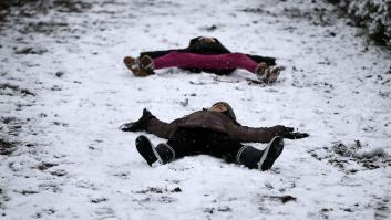 'Hola' y 'adiós' a la nieve madrileña