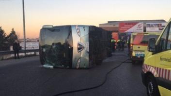 El conductor del autobús escolar accidentado en Fuenlabrada da positivo por cocaína