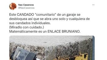 Publica una fotografía con seis candados y provoca un debate que da la vuelta a Twitter