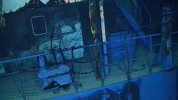 Sellado un primer punto de fuga del pesquero ruso Oleg Naydenov