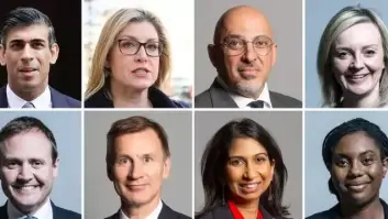 Cómo se toman en Reino Unido que 4 de los 8 candidatos a primer ministro sean personas de color